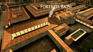 Animation of ancient Roman Fort in Caerleon Wales [upl. by Beore]