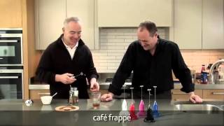 How to make a frappé coffee using an aerolatte milk frother [upl. by Eli]