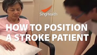 How To Position A Stroke Patient [upl. by Steele553]