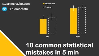 Ten Statistical Mistakes in 5 Min [upl. by Wrightson821]