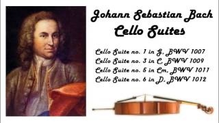 Johann Sebastian Bach  Cello suites in 432 Hz great for reading or studying [upl. by Reiner81]