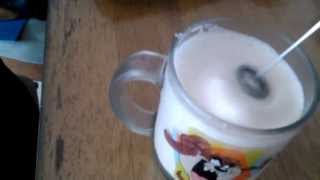 Aerolatte Review Frothing Cold Milk In Under 1 Minute [upl. by Onit]