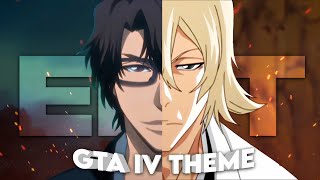 Aizen x Urahara  GTA IV Theme Edit [upl. by Deehsar]